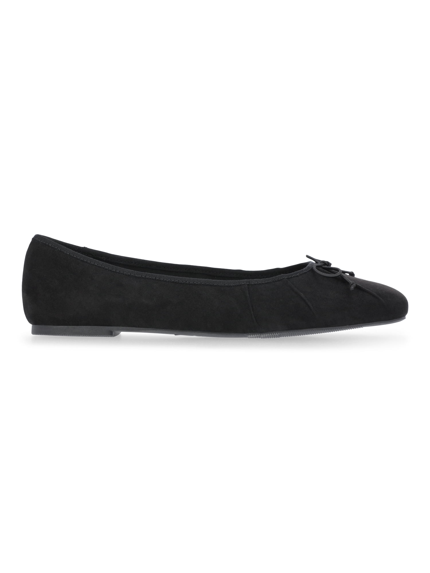 Time and Tru Women's Pleated Ballet Flats