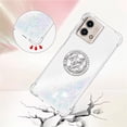 thumbnail image 5 of Quicksand Case for Motorola Moto G Stylus 5G (2023) for Women Girls, Glitter Sparkle Flowing Clear Soft TPU Liquid Cover with Bling Diamond Kickstand for Moto G Stylus 5G (2023) -Colorful, 5 of 14