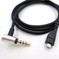 thumbnail image 3 of Cable de sonido de Repuesto duradero perfecl para Arctis 3 5 7 negro Conector Chapado en Oro, 3 of 8