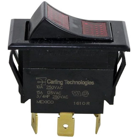 Imperial IMP1126 Interrupteur à Bascule DPDT CTR-OFF Convient aux Trous de 7/8 x 1-1/2 Po