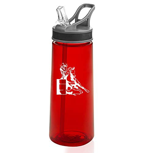 Double Vacuum Stainless Steel Water Bottle Female Barrel Racing Cowgirl 17 oz 