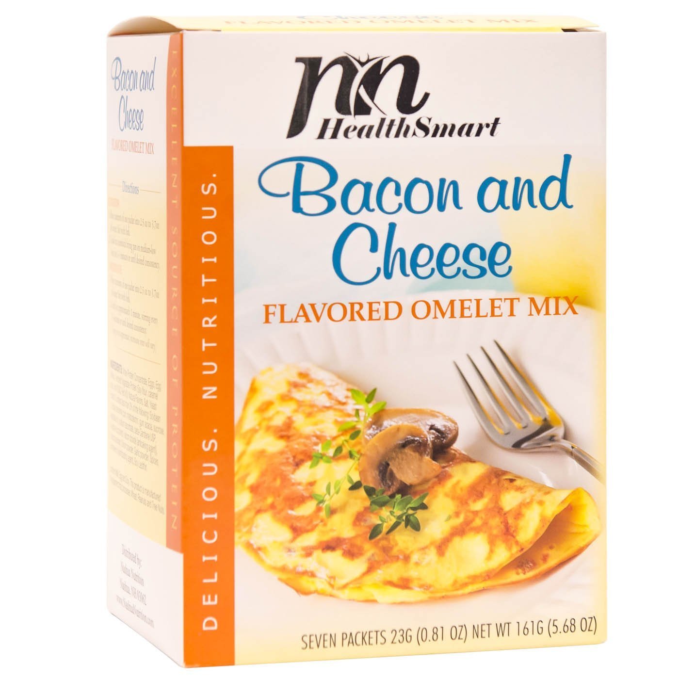 HealthSmart High Protein Diet Omelet Bacon & Cheese 15g Protein
