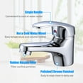 thumbnail image 3 of Mistaha Bathroom Sink Faucet Single Handle Brass Kitchen Basin Faucet Ceramic Valve Hot & Cold, 3 of 8