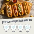 thumbnail image 5 of Nostalgia Pop-Up 2 tostador de perros calientes y bollos con mini pinzas, funciona con pollo, pavo, enlaces vegetales, salchichas y mocosos, 5 of 5