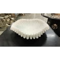 thumbnail image 6 of Marble Bowl | Decorative Bowls for Home Decor | Large Decorative Bowl | Marble Fruit Bowl | Scalloped Bowl | Stone Bowl | Decorative Fluted Bowl | Marble Scalloped Bowl (9 Inches), 6 of 9
