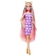 thumbnail image 3 of Muñeca Barbie de cabello divertido y elegante con cabello rubio extralargo, 3 of 7