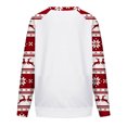 thumbnail image 5 of Sudaderas Navideñas de Cuello Redondo Para Mujer, Sudaderas Con Capucha de Manga Larga, Estampado Informal, Tops Holgados Con Cordón Y Bolsillos Odeerbi ODB193348, 5 of 5