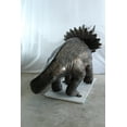 thumbnail image 2 of Nifao Giant Aluminum Triceratops Dinosaur Statue in Walking Pose – Outdoor Garden Decor Sculpture, 57"L x 26"W x 35"H, 2 of 12