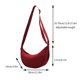 thumbnail image 3 of Bolso bandolera de mujer Bolso de nylon para dumplings - Bolso de hombro de tela impermeable y ligera, diseño minimalista clásico, bolso versátil para el diario, 3 of 6