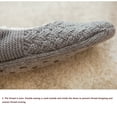 thumbnail image 2 of Minnieouse Calcetín de suelo para hombre y mujer, pantuflas cálidas de invierno gruesas suaves para sala de estar y dormitorio, pantuflas antideslizantes Calzado Morado oscuro Tipo 3 Minnieouse AP013437-06, 2 of 6