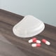 thumbnail image 1 of pastillero, organizador de cubierta deslizante, caja de almacenamiento de medicina multifunción, 1 comptimentos pa monedero, bolsillo, viaje, exterior, interior blanco Colcomx Funda de tableta, 1 of 7