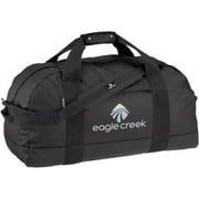 Eagle Creek No Matter What Duffel Travel Bag - Rugged and Water-Resistant Lockable Classic with Bar-Tacked Reinforcement, Storm Flap, and Separate Storage Pouch, Black - Medium Medium Black