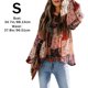thumbnail image 5 of Qarigey Camisa de poliéster para mujer Cuello Llanura Adorable Manga casquillo Lavable a mano Blusa bohemia Camisas para interiores y exteriores Type2 NO2 Qarigey AP000088-16B, 5 of 6