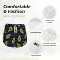 thumbnail image 6 of Lsque Avocado Printed Women's Running Shorts with Liner Pockets,Elastic Quick Dry Workout Athletic Gym Yoga Shorts,Womens High Waist Shorts-Small, 6 of 9