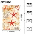 thumbnail image 2 of FORMRS 1-Subject Spiral Notebook 8" x 5" College Ruled 60 Refillable Sheet, 2 Pack, Orange Starfish, 2 of 7