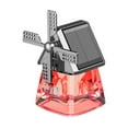 thumbnail image 2 of jifeng Car Air Freshener House with Windmill Ornament Smooth Surfaces Solar Powered, 2 of 9
