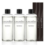 Cocod'or Reed Diffuser Oil Refill/6.7oz/Rose Perfume/3 Pack