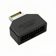thumbnail image 2 of CY Overmold Type-E IDC Socket USB 3.1 Front Panel Header to USB 3.0 20Pin Header Extension Adapter with CH334P, 2 of 9
