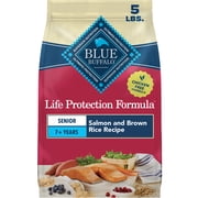 Blue Buffalo Life Protection Chicken-Free Senior 7+ Dry Dog Food Salmon & Rice 5lb Bag