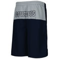 thumbnail image 3 of Youth Dak Prescott Navy Dallas Cowboys Name & Number Player Shorts, 3 of 3