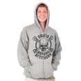 thumbnail image 5 of Dudes Before Attitudes Funny Single Zip Hoodie Sweatshirt Men Brisco Brands S, 5 of 6