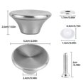 thumbnail image 2 of Perillas para tapa de olla de plata de 4 piezas, perillas para tapa de olla, manijas universales de acero inoxidable resistentes para ollas de cocina, 2 of 5