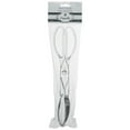 thumbnail image 4 of Crown Display Clear Plastic Deluxe Salad Tongs - 6 Count, 4 of 6