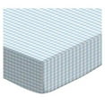 thumbnail image 2 of SheetWorld Fitted 100% Cotton Jersey Play Yard Sheet Fits BabyBjorn Travel Crib Light 24 x 42, Blue Gingham, 2 of 8