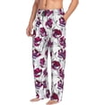 thumbnail image 6 of Honiee Tulips Flowers for men - a sleek fusion of Straight Pajama Pants, versatile Lounge Pants, and cozy Sleepwear, all rolled into one-Medium, 6 of 6