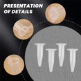 thumbnail image 5 of 500 Pcs Laboratory Clear White Mark Printed Plastic Centrifuge Tube, 5 of 5