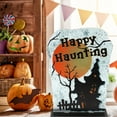 thumbnail image 5 of Herrnalise Halloween Decor - Cross Border Halloween Wooden Ornaments Halloween Pumpkin Skeleton Bat Party Scene Layout Decoration, 5 of 8