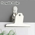 thumbnail image 3 of High Quality Stainless Steel Round Clip Universal Metal Mountain Shaped Clip Multifunctional Clamp School Office, 3 of 7