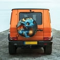 thumbnail image 6 of Susaid Adorable Blue Baby Dragon Print Tire Covers,Waterproof Anti-UV Snow Sun Rain Tire Covers for RV,Truck, SUV, Trailer, Camper-14 inch, 6 of 6
