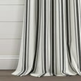 thumbnail image 5 of Lush Decor Eco-Friendly Recycled Cotton Farmhouse Stripe Yarn Dyed Eco-Friendly Recycled Cotton Window Curtain Panels Black 42X95 Set, 5 of 5