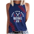 thumbnail image 1 of YLHFASHION Débardeur de Baseball pour Femmes, T-Shirts Graphiques Mignons, Sans Manches, jusqu'à 50 % de Réduction, 1 of 3