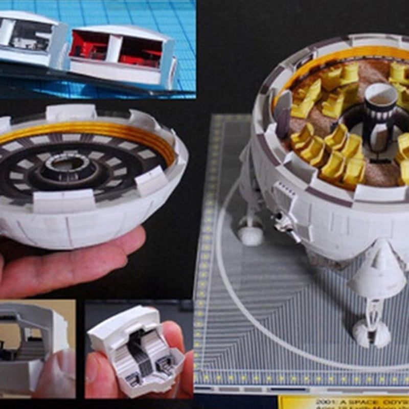 3D DIY Paper Model Kit 2001 A Space Odyssey Aires 1B Moon Bus Shuttle Spaceship 3D DIY Paper Model Kit 2001 A Space Odyssey Aires 1B Moon Bus Shuttle Spaceship
