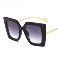 thumbnail image 5 of Gafas de sol de moda para mujer, gafas de sol con montura generosa, gafas planas de tendencia, 5 of 5