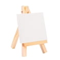 thumbnail image 3 of 12Pcs Artists Mini Easel +3 Inch X3 Inch Mini Canvas Set Painting Kids Craft Diy Drawing Small Table Easel for School, 3 of 6