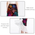thumbnail image 2 of Print Stylish Chiffon Beach Skirt for Women - for Your Beach Escapades, 2 of 6