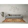 thumbnail image 3 of Ahgly Company Indoor Round Persian Brown Traditional Area Rugs, 5' Round, 3 of 4