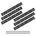 thumbnail image 1 of Uxcell 6-Pack Bisagras Continuas y de Piano Negras, 10x1.2x0.04" Acero Inoxidable 304 con Tornillos para Puertas de Gabinetes, 1 of 1