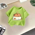 thumbnail image 4 of Huanglei Été Garçons Filles Col Rond Imprimé Animal Dessin Animé T-Shirt Décontracté Manches Courtes Tee Tops, 4 of 4