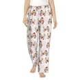 thumbnail image 2 of Lsque Dachshund Dog Puppy Print Women's Pajama Pants, Lounge Pant - Comfortable Home Wear,Elastic Waistband, Stylish Design-Large, 2 of 9