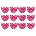 thumbnail image 1 of Unique Bargains 20Pcs Heart Shaped Rattan Ball Vase Filler Natural Rattan for Wedding Home Decoration Rose 2 in, 1 of 5