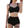 thumbnail image 1 of Women's High Waist Two Piece Bikini Set Swimsuits, 1 of 5