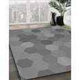 thumbnail image 3 of Ahgly Company Machine Washable Indoor Rectangle Transitional Ash Gray Area Rugs, 8' x 12', 3 of 7