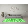 thumbnail image 3 of Ahgly Company Indoor Round Oriental Green Industrial Area Rugs, 3' Round, 3 of 4