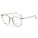 thumbnail image 5 of Gafas de sol con montura cuadrada retro con espejo plano y antiluz azul, modernas y con acabado para miopía, 5 of 6