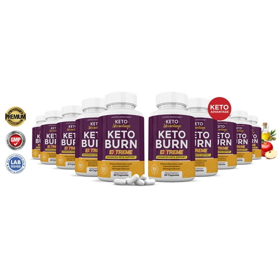 (10 Pack) Keto Advantage Extreme Pills 1675mg Alternative to Gummies Dietary Supplement 600 Capsules