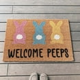 thumbnail image 4 of Easter Carrot Bunny Welcome Coco Coir Doormat Door Mat for Home House Entrance, Easter Rabbit Floor Mats for Outdoor Outside Entryway Welcome Mat, 4 of 6